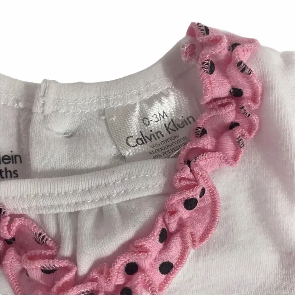 Carter's Calvin Klein 6 Piece Baby Girls Bundle 1